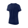 Women's Branded Navy, White New England Patriots Lightweight Short and Long Sleeve T-shirt Combo Pack