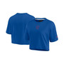 Women's Royal Chicago Cubs Super Soft Short Sleeve Cropped T-shirt