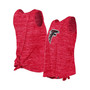 Women's Red Atlanta Falcons Space Dye Tie-Back Tank Top