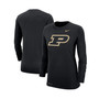 Women's Black Purdue Boilermakers Logo Performance Long Sleeve T-shirt