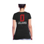Women's Threads Damian Lillard Black Portland Trail Blazers Name & Number Tri-Blend V-Neck T-shirt