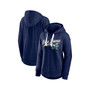 Women's Branded Heather Navy Notre Dame Fighting Irish Tailsweep Pullover Hoodie