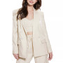 Women's Adriana Satin Notch-Collar Blazer