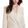 Women's Adriana Satin Notch-Collar Blazer
