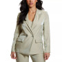 Women's Adriana Satin Notch-Collar Blazer
