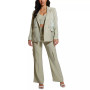Women's Adriana Satin Notch-Collar Blazer