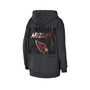 Women's Heather Charcoal Arizona Cardinals Fleece Pullover Hoodie