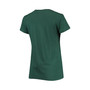 Women's Green Minnesota Wild Script Sweep Ultra Rival V-Neck T-shirt