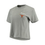 Women's Gray Texas Longhorns We've Got Spirit Crop Top