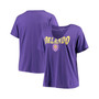 Women's 5th & Ocean by Purple Orlando City SC Plus Size Athletic Baby V-Neck T-shirt