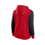 Women's Red, Black Cincinnati Reds Authentic Collection Pullover Hoodie