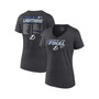 Women's Branded Heathered Charcoal Tampa Bay Lightning 2022 Stanley Cup Final Own Goal Roster V-Neck T-shirt