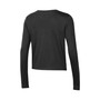 Women's Black Texas Tech Red Raiders Vault Cropped Long Sleeve T-shirt