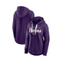 Women's Branded Heather Purple Baltimore Ravens Set To Fly Pullover Hoodie