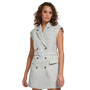 Women's Double-Breasted Belted Vest Jacket