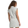 Women's Double-Breasted Belted Vest Jacket