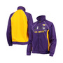 Women's Purple, Gold Los Angeles Lakers Backfield Raglan Full-Zip Track Jacket
