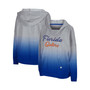 Women's Heathered Gray Florida Gators On Wednesdays Dip-Dye Pullover Hoodie