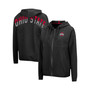Women's Black Ohio State Buckeyes Two-Hit Full-Zip Hoodie