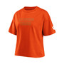 Women's Orange Clemson Tigers Crop T-shirt