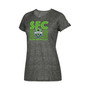 Women's Heathered Gray Seattle Sounders FC Boxed Middle Performance V-Neck T-shirt
