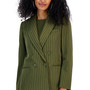 Women's Notched-Lapel Double-Breasted Blazer