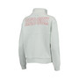Women's Light Blue Boston Red Sox Two-Hit Quarter-Zip Pullover Top