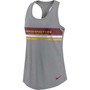 Women's Heather Charcoal Washington Football Team Scoop Neck Racerback Performance Tank Top