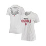 Women's White Indiana Hoosiers More Is Possible T-shirt