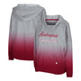 Women's Heather Gray Alabama Crimson Tide On Wednesdays Dip-Dye Pullover Hoodie