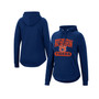 Women's Navy Auburn Tigers Core Crossover Pullover Hoodie