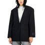 Women's Solid-Color Oversized Blazer