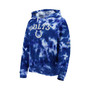 Women's Royal Indianapolis Colts Cloud Dye Fleece Pullover Hoodie