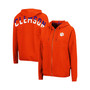 Women's Orange Clemson Tigers 2-Hit Full-Zip Hoodie