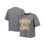 Women's Heather Gray Tennessee Volunteers Intramural Midi Seal Tri-Blend T-shirt