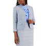 Tweed Notch Collar Blazer