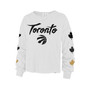 Women's '47 White Toronto Raptors 2021/22 City Edition Call Up Parkway Long Sleeve T-shirt