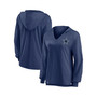Women's Branded Navy Dallas Cowboys Jumper V-Neck Pullover Hoodie