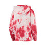 Women's White and Red Washington Nationals Dakota Tie-Dye Half-Zip Hoodie