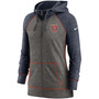 Women's Chicago Bears Gym Vintage Raglan Full-Zip Hoodie