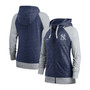 Women's Navy New York Yankees In Pocket Gym Vintage-Like Full-Zip Hoodie