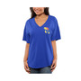 Women's Royal Kansas Jayhawks Oversized T-shirt