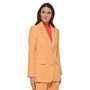 Women's Notch-Collar Flap Pocket Long Sleeve Blazer