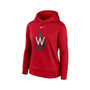 Women's Red Washington Nationals Alternate Logo Performance Pullover Hoodie