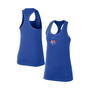 Women's Royal Florida Gators Varsity Stack Vault Racerback Scoop Neck Tank Top