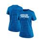 Women's Blue Carolina Panthers Sideline Velocity Performance T-shirt