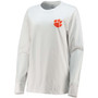 Women's White Clemson Tigers Traditions Pennant Long Sleeve T-shirt