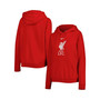 Women's Red Liverpool Varsity Raglan Tri-Blend Pullover Hoodie