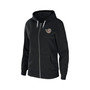 Women's Black Ottawa Senators Sponge Fleece Full-Zip Hoodie