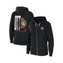 Women's Black Ottawa Senators Sponge Fleece Full-Zip Hoodie